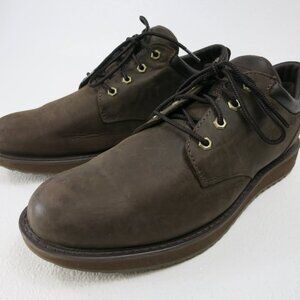 L . L. Bean Nubuck Leather Shoes No Insoles Mens Casual Dress Footwear sz 12 M